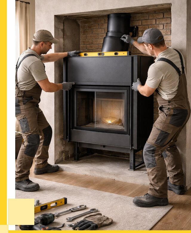 Установка каминных топок в Касимах под ключ от 19573 р. | ЭриданКсм