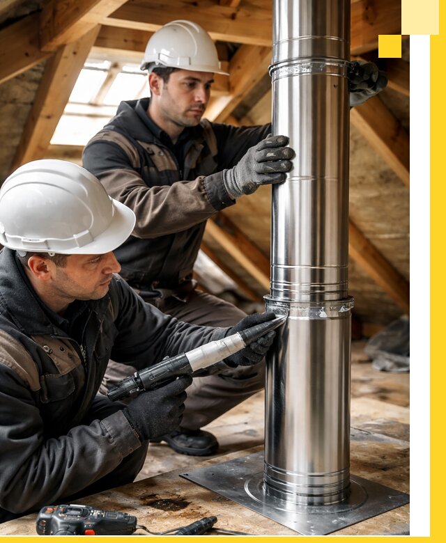 Монтаж дымоходов для каминов в Касимах с гарантией качества