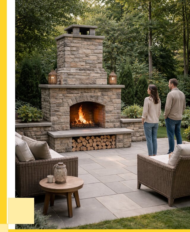 Уличные камины из кирпича в Касимах от 163110 р. | ЭриданКсм