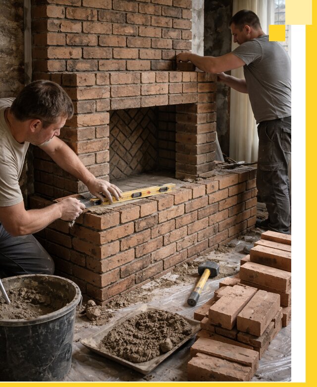 Изготовление и установка кирпичных каминов в Касимах