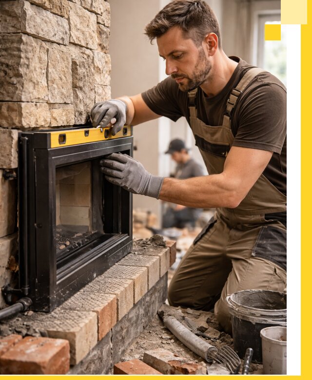 Дровяные камины под ключ в Касимах: монтаж, обустройство