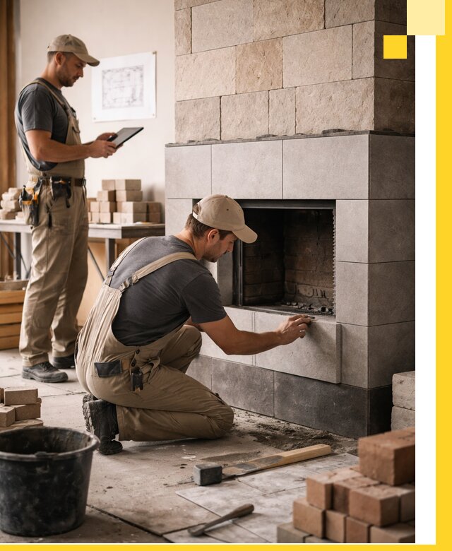 Индивидуальные проекты каминов и каминных систем в Касимах