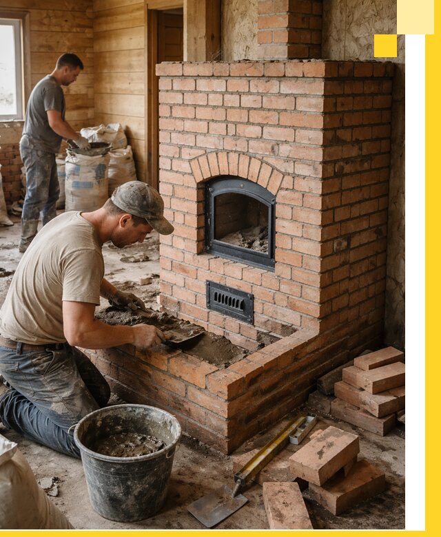 Профессиональное строительство печей в Касимах под ключ