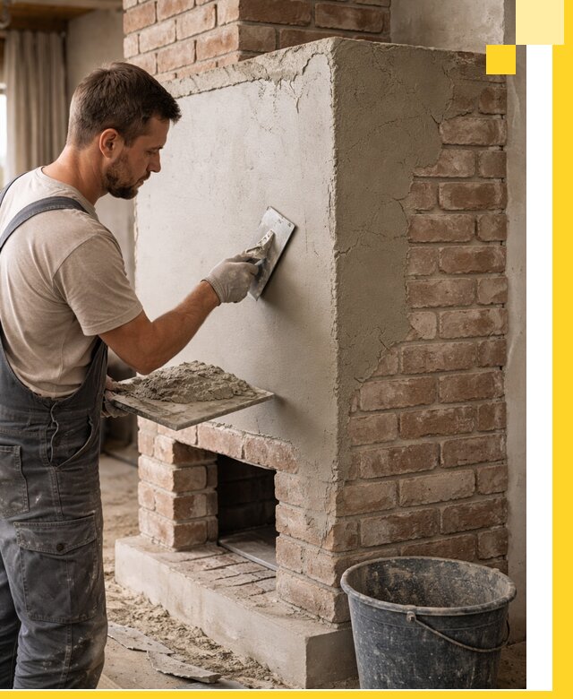 Отделка печей и облицовка каминов в Касимах под ключ