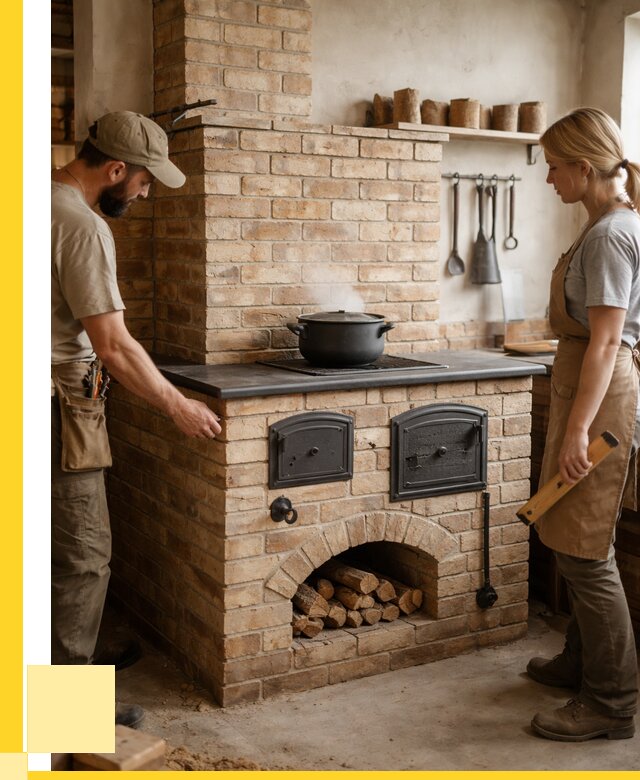 Варочно отопительные печи в Касимах от 97866 р. | ЭриданКсм