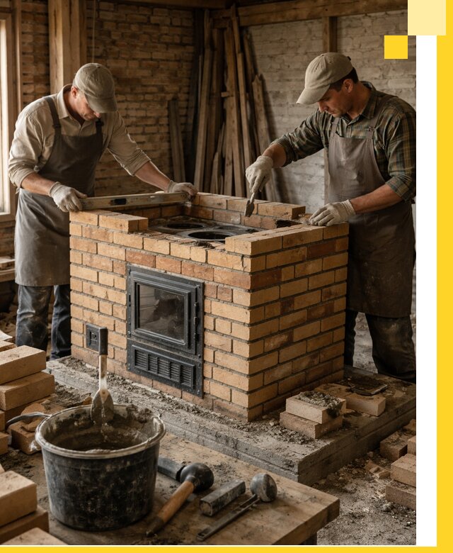 Изготовление и установка варочных печей под ключ в Касимах