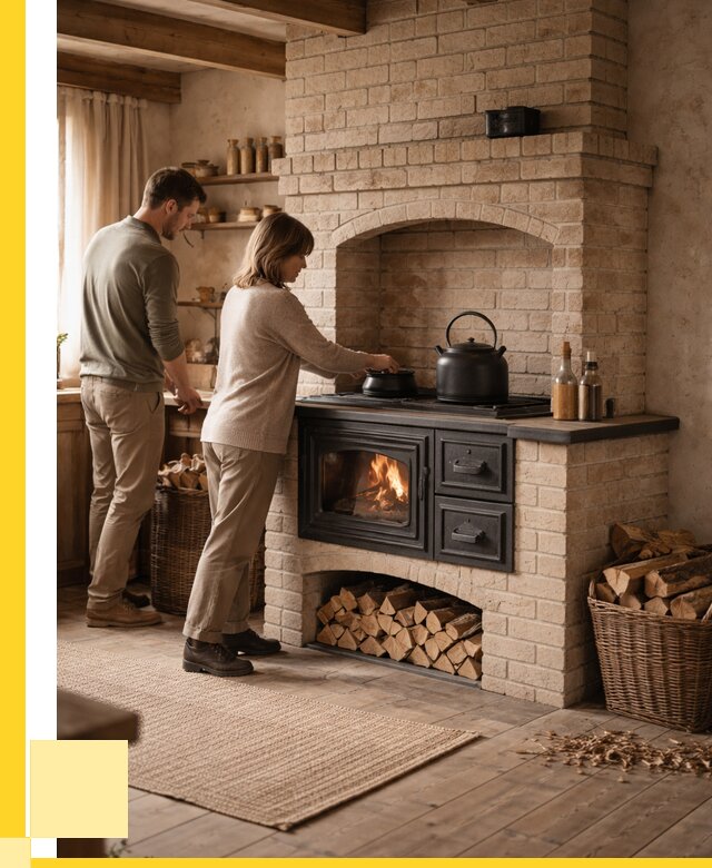 Печи с плитой в Касимах от 48933 р. | ЭриданКсм — кирпичная печь