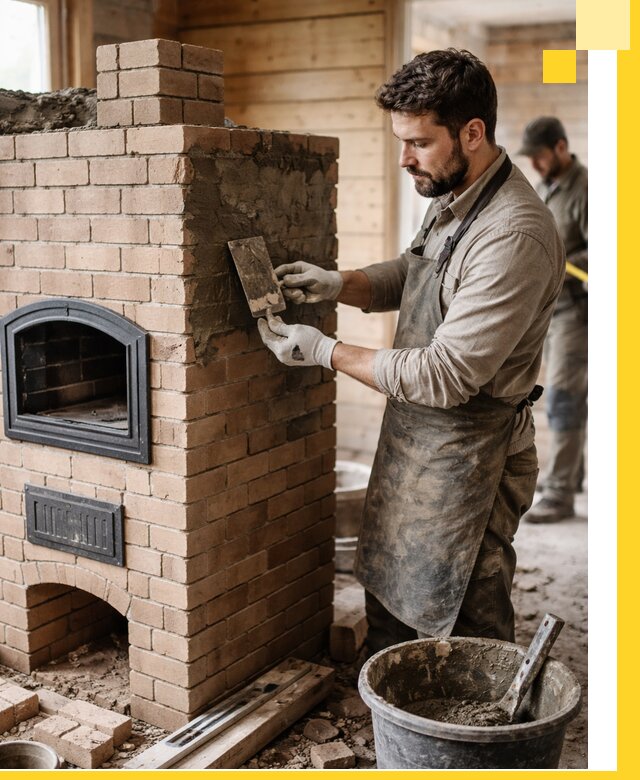 Изготовление и установка печей-шведок под ключ в Касимах