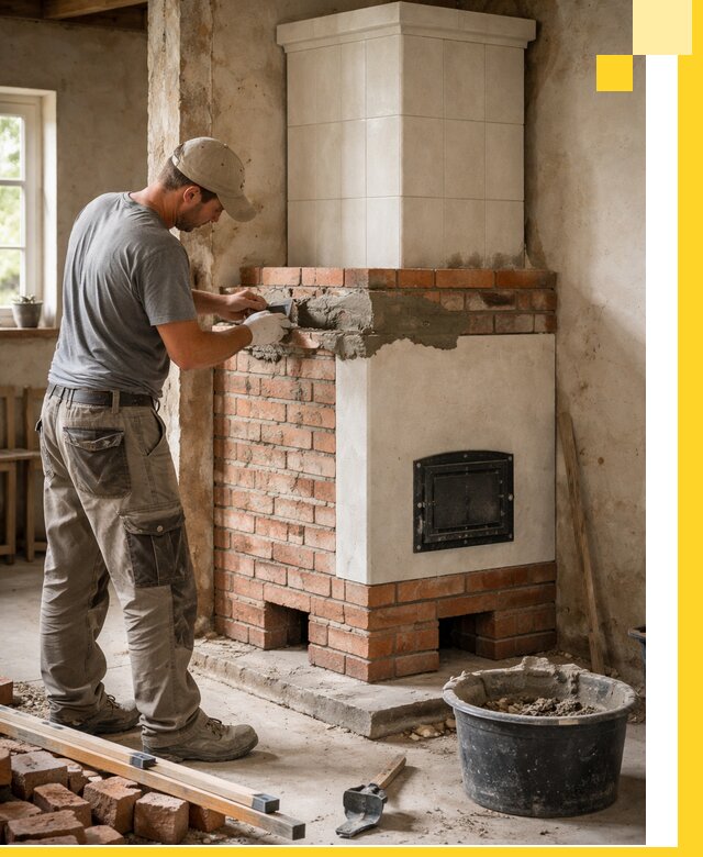 Изготовление и установка печей-голландок под ключ в Касимах