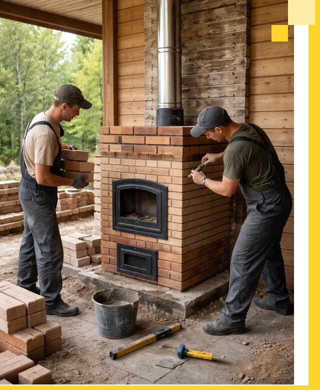Производство и установка дачных печей под ключ в Касимах