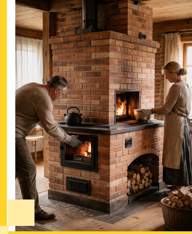 Печи для загородного дома под ключ в Касимах от 86992 р. | ЭриданКсм