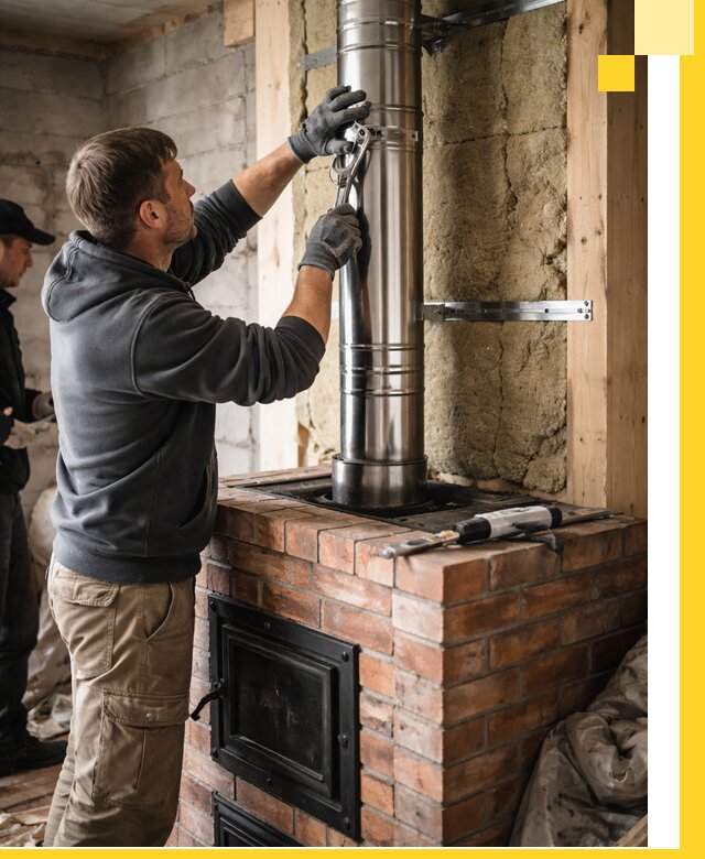 Изготовление и монтаж печей и дымоходов под ключ в Касимах