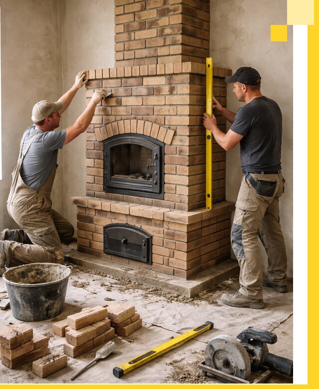 Продажа и установка печей и каминов для дома под ключ в Касимах