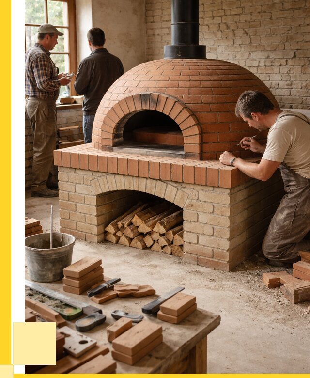 Помпейская печь дровяная для пиццы в Касимах | ЭриданКсм от 217480 р.