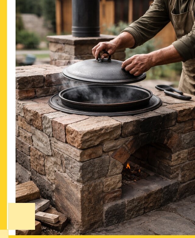 Печи для казана в Касимах по цене от 19573 р. | ЭриданКсм