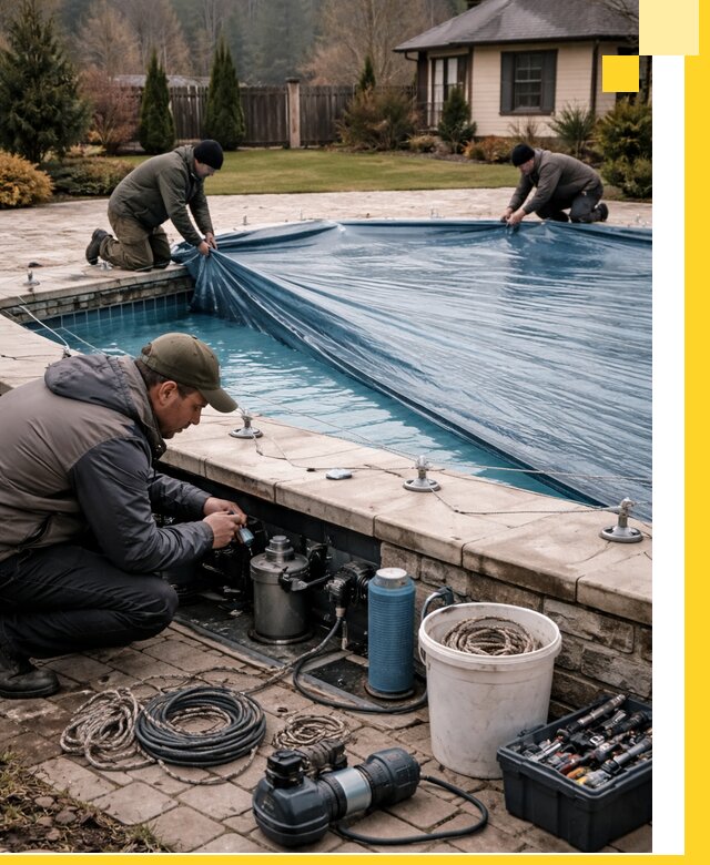 Консервация бассейнов в Касимах: подготовка к длительному хранению