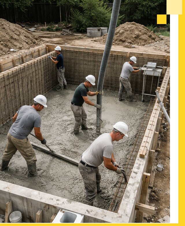 Строительство бетонных бассейнов под ключ в Касимах