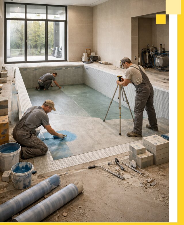 Проект и строительство закрытых бассейнов в Касимах под ключ