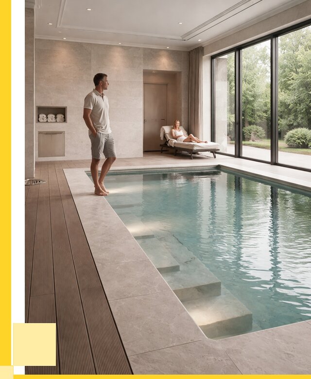 Бассейны в коттедже под ключ в Касимах от 1304880 р. | ЭриданКсм