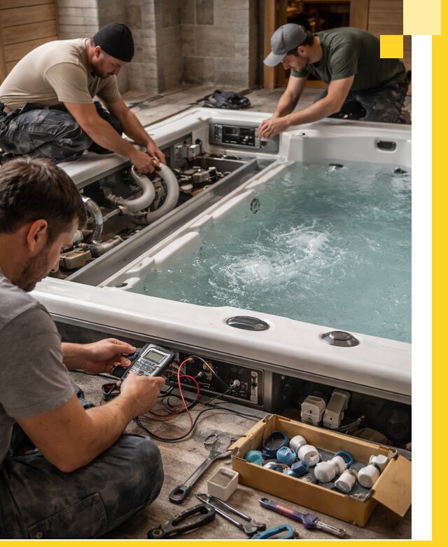 Гидромассажные бассейны под ключ в Касимах, дизайн и монтаж