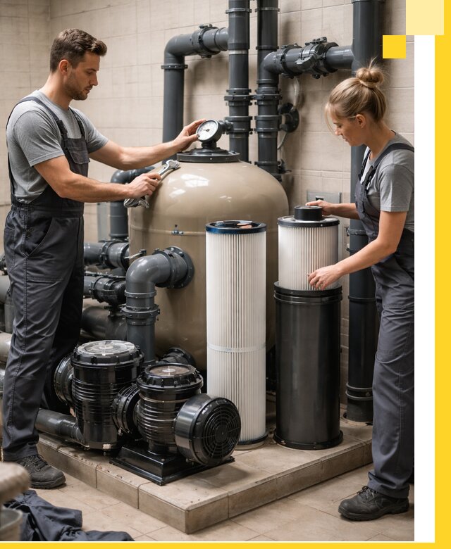 Фильтры и системы фильтрации для бассейнов в Касимах