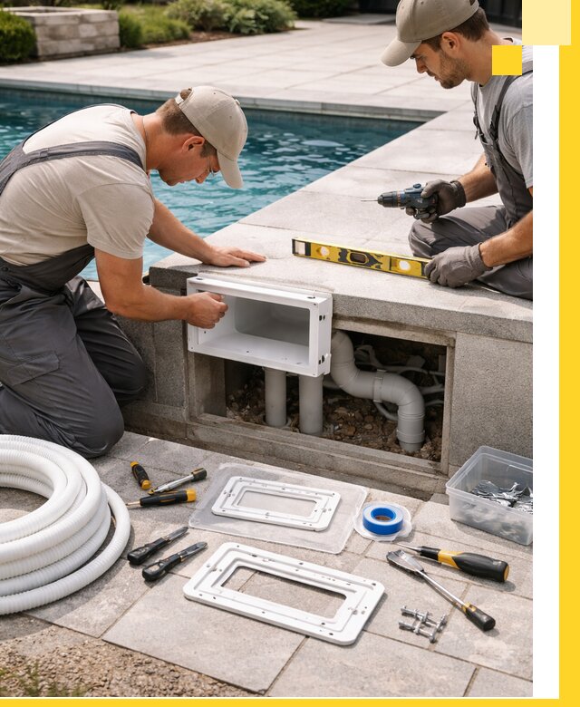 Поставка и установка скиммеров для бассейнов в Касимах