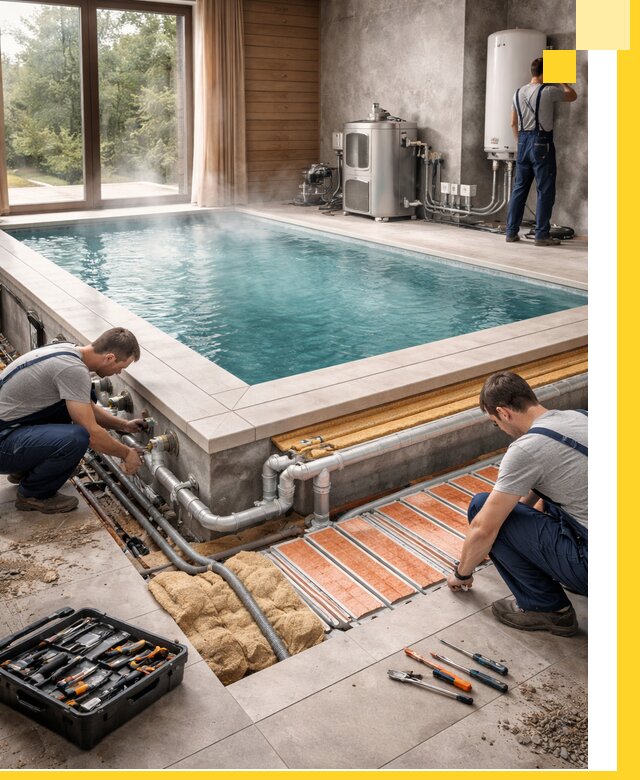 Проектирование и строительство тёплых бассейнов в Касимах