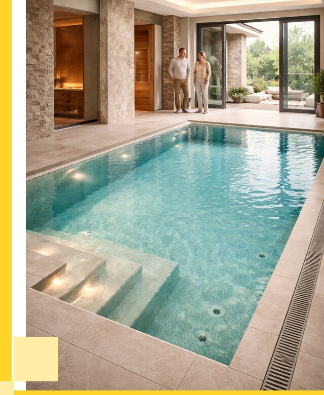 Бассейн во дворе в Касимах: проект, отделка от 1304880 р. | ЭриданКсм