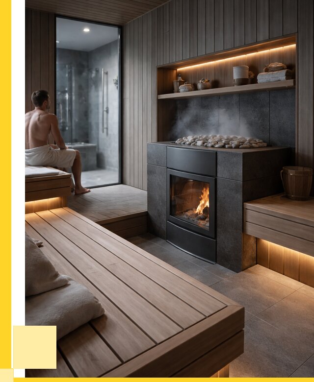 Проект сауны в частном доме в Касимах от 38059 р. | ЭриданКсм