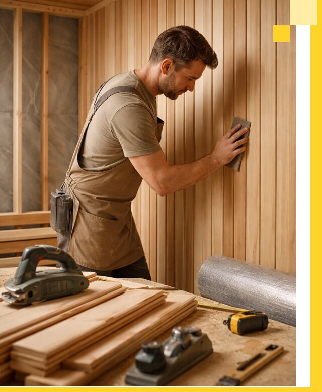 Профессиональная отделка саун и парных под ключ в Касимах