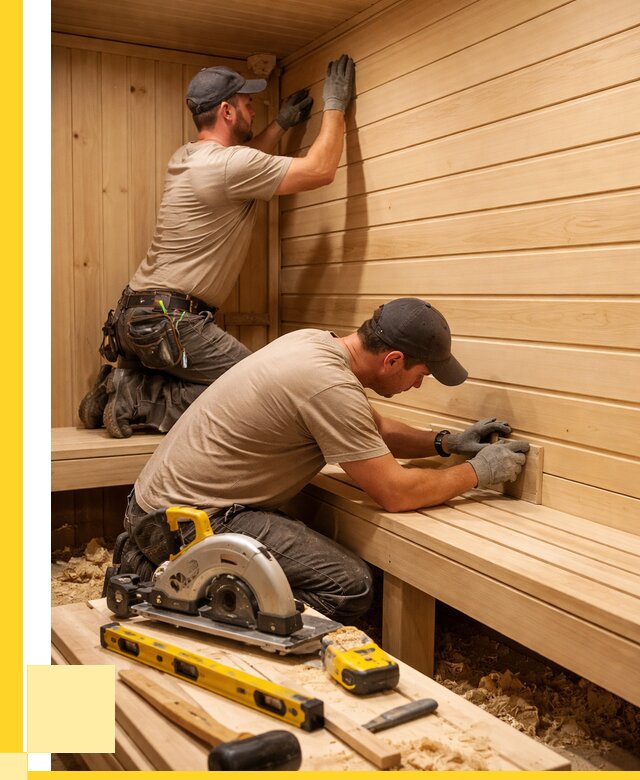 Обшивка саун вагонкой в Касимах от 2719 р. | ЭриданКсм