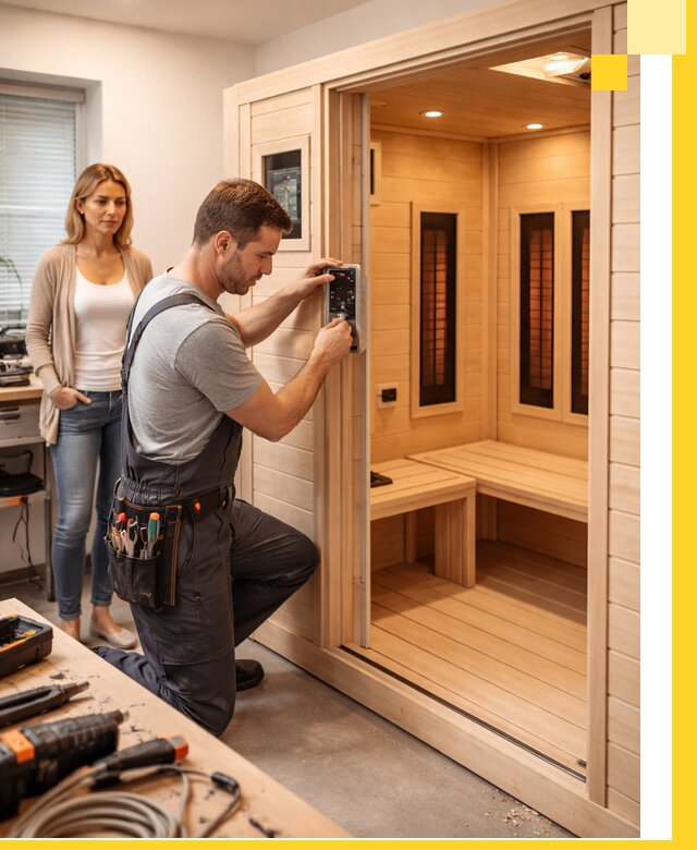 Инфракрасные сауны под ключ в Касимах продажа и установка