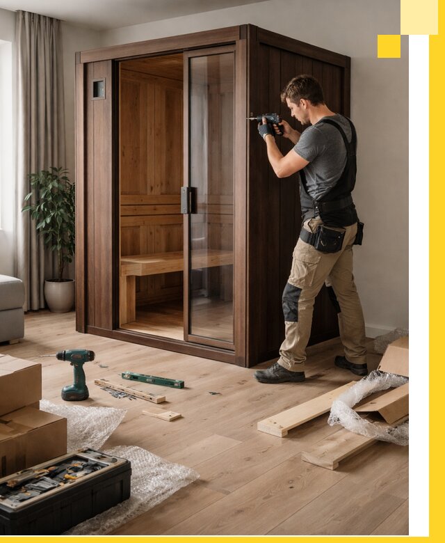 Установка и производство мини саун под ключ в Касимах