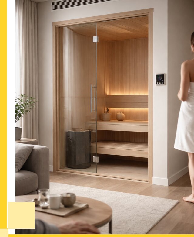 Сауна в квартире под ключ в Касимах от 130488 р. ЭриданКсм