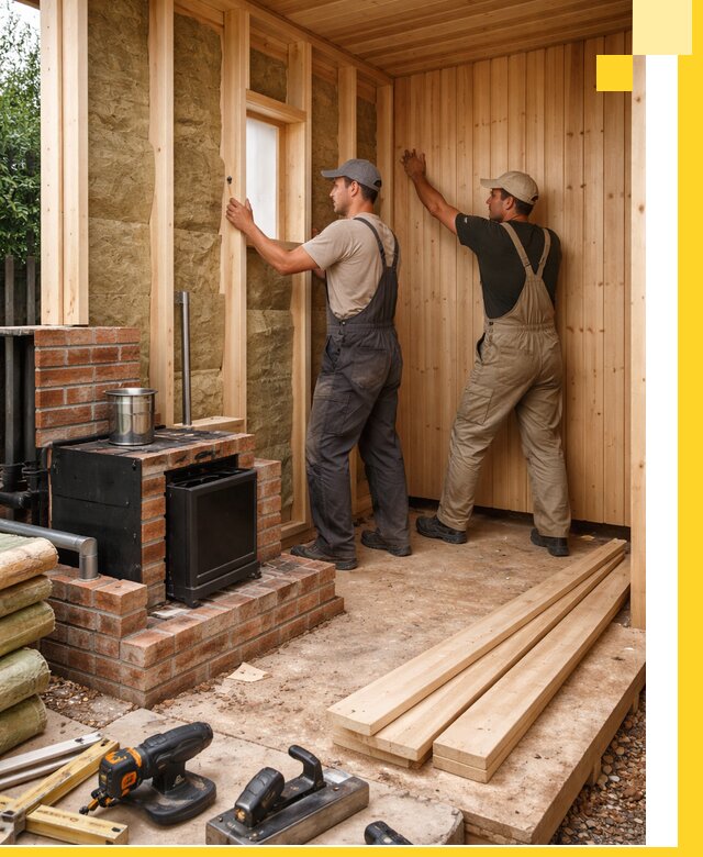 Строительство и установка дачных саун под ключ в Касимах