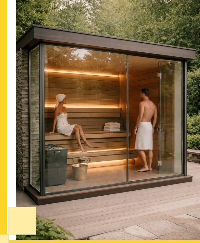 Сауна стеклянная и двери для сауны в Касимах от 271850 р. | ЭриданКсм