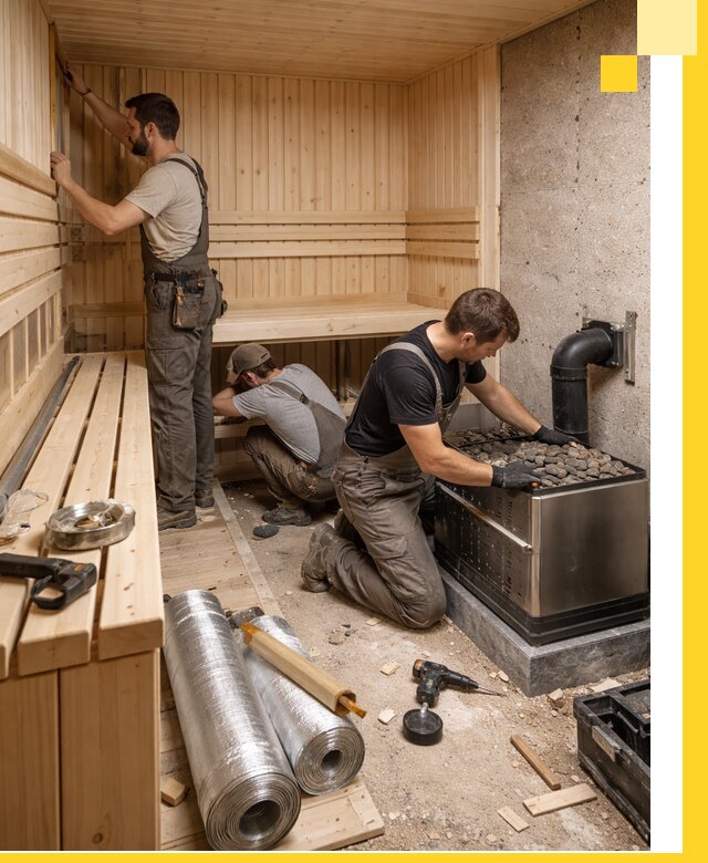 Индивидуальные сауны на заказ в Касимах под ключ, проект и монтаж