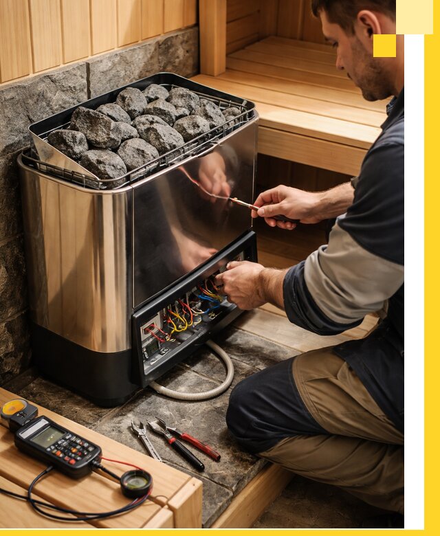 Продажа и установка электрокаменок для саун в Касимах