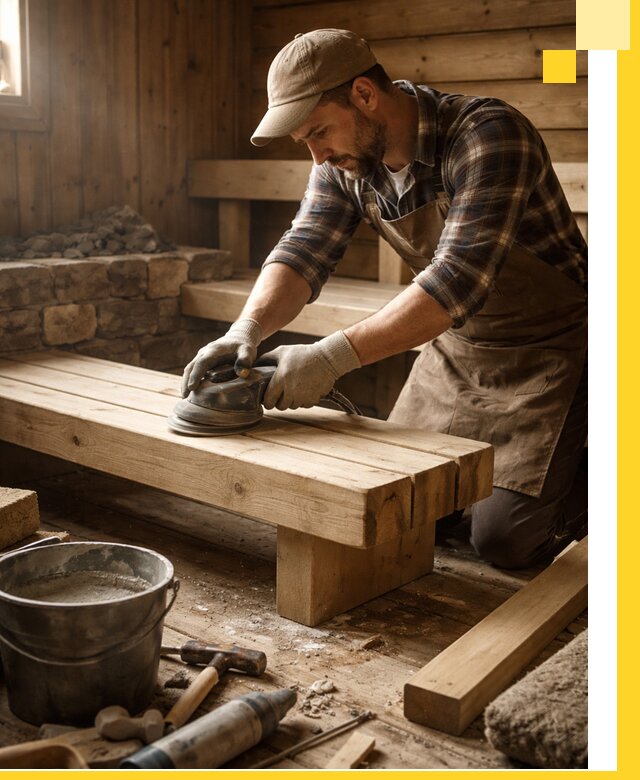 Ремонт бань под ключ в Касимах с гарантией качества и сроков