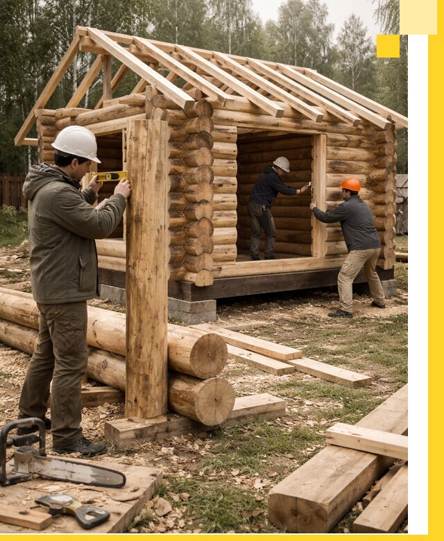 Строительство бань для дачи под ключ в Касимах с доставкой и монтажом