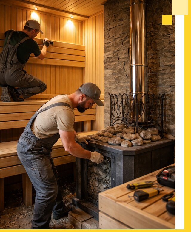 Комплексный дизайн бань, саун и зон отдыха в Касимах