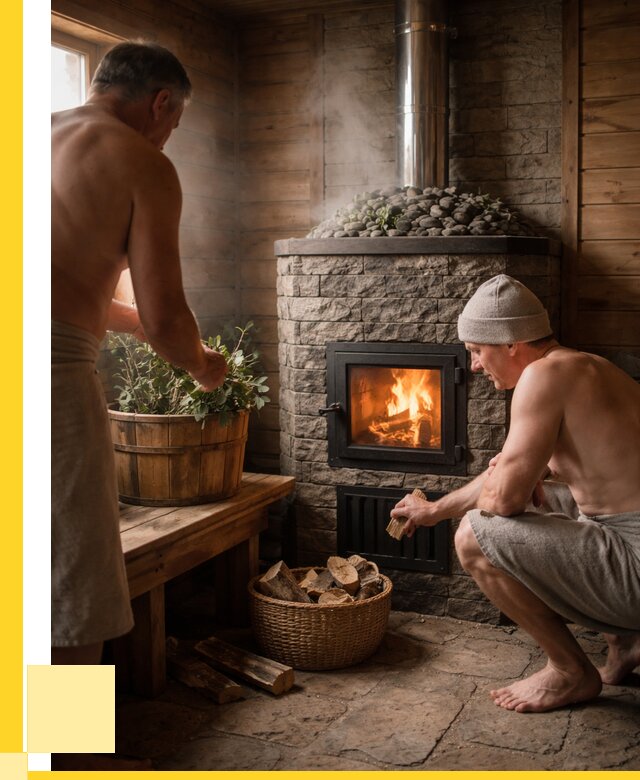 Банные печи под ключ в Касимах от 48933 р. | ЭриданКсм кирпичная