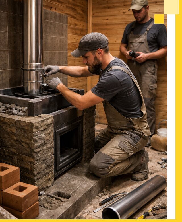 Изготовление и установка банных печей под ключ в Касимах