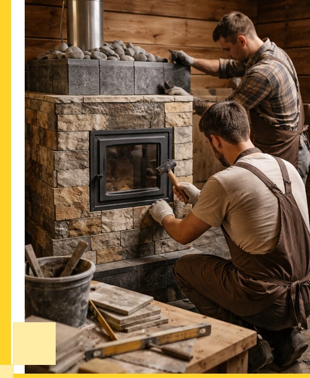 Облицовка банной печи в Касимах от 16311 р. | ЭриданКсм