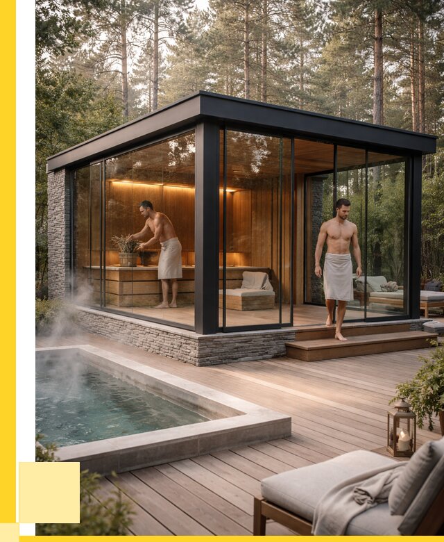 Стеклянные бани и двери в Касимах от 489330 р. | ЭриданКсм