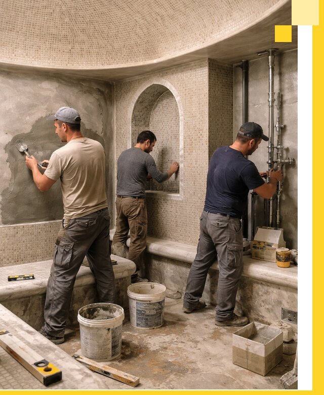 Профессиональный монтаж хамамов под ключ в Касимах с гарантией