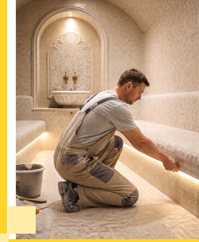 Отделка хамамов под ключ в Касимах от 5981 р. | ЭриданКсм