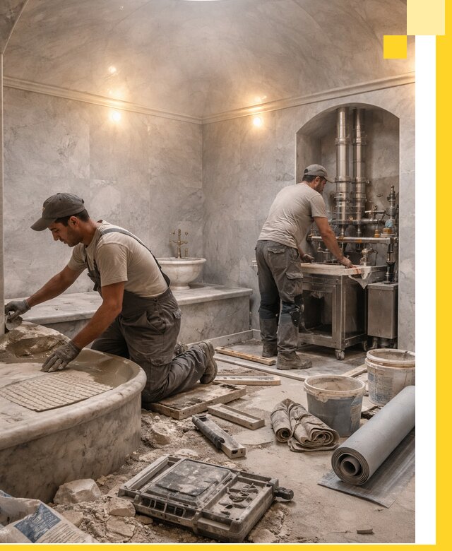 Строительство турецких бань хаммам под ключ в Касимах