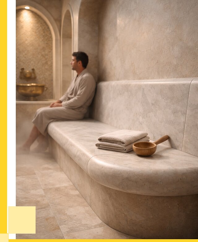 Сиденья для хамама в Касимах под ключ от 13049 р. | ЭриданКсм