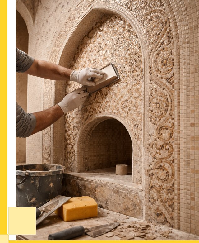 Мозаика для хамама в Касимах под ключ от 5437 р. | ЭриданКсм